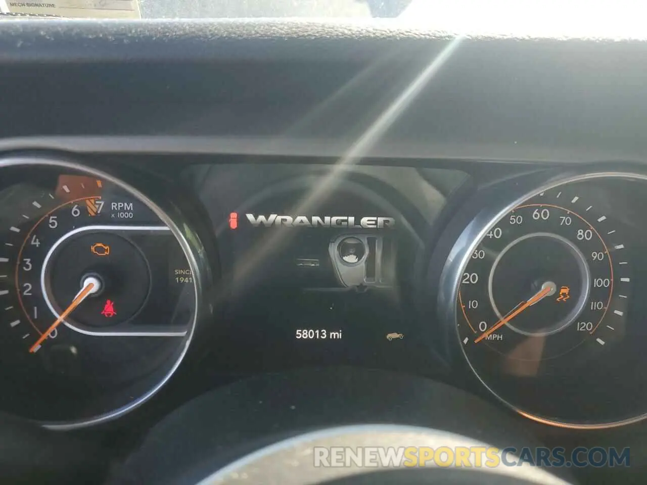 9 fotografías del automóvil dañado 1C4HJXDGXKW530346 JEEP WRANGLER 2019