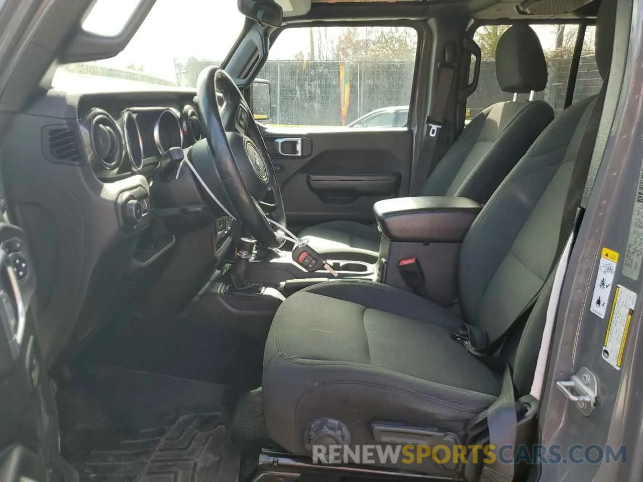 7 fotografías del automóvil dañado 1C4HJXDGXKW675242 JEEP WRANGLER 2019