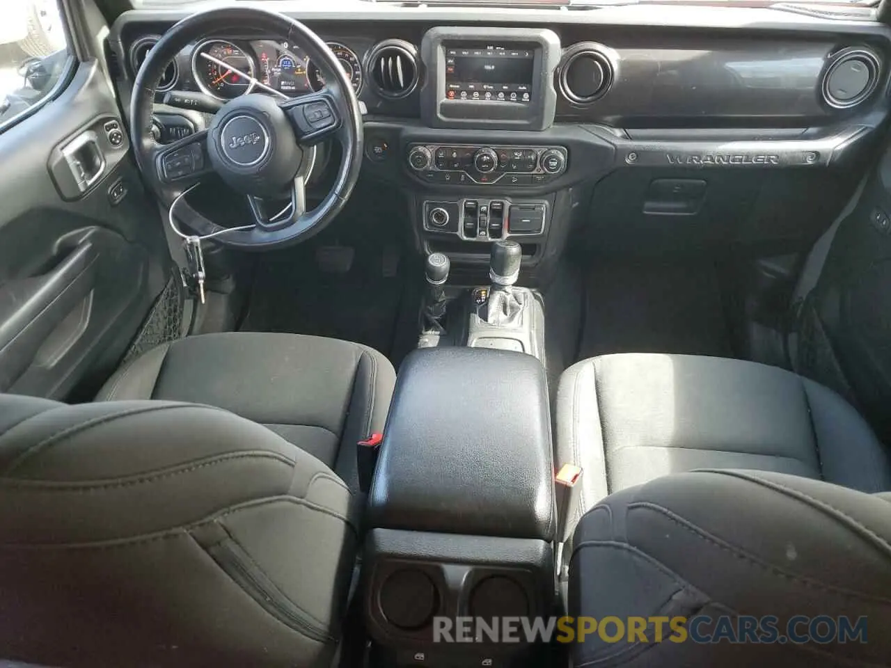 8 fotografías del automóvil dañado 1C4HJXDGXKW675242 JEEP WRANGLER 2019