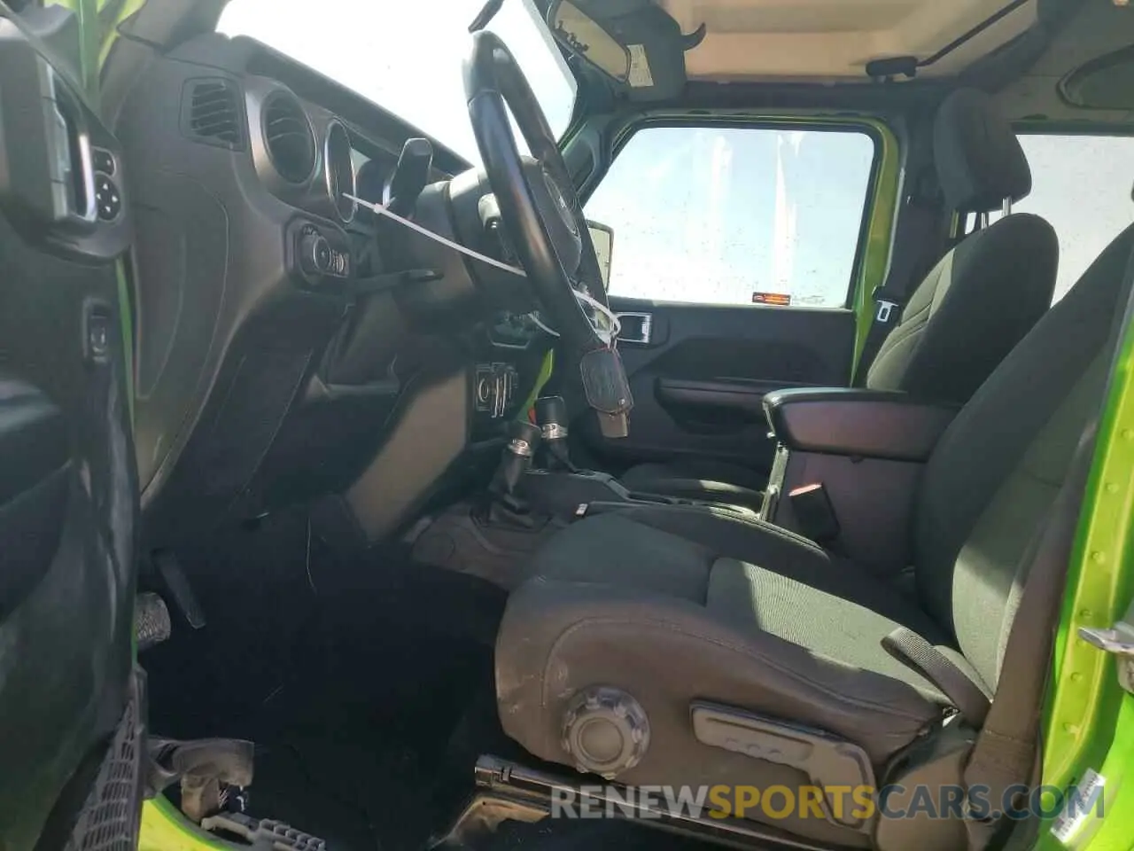 7 fotografías del automóvil dañado 1C4HJXDN3KW630934 JEEP WRANGLER 2019