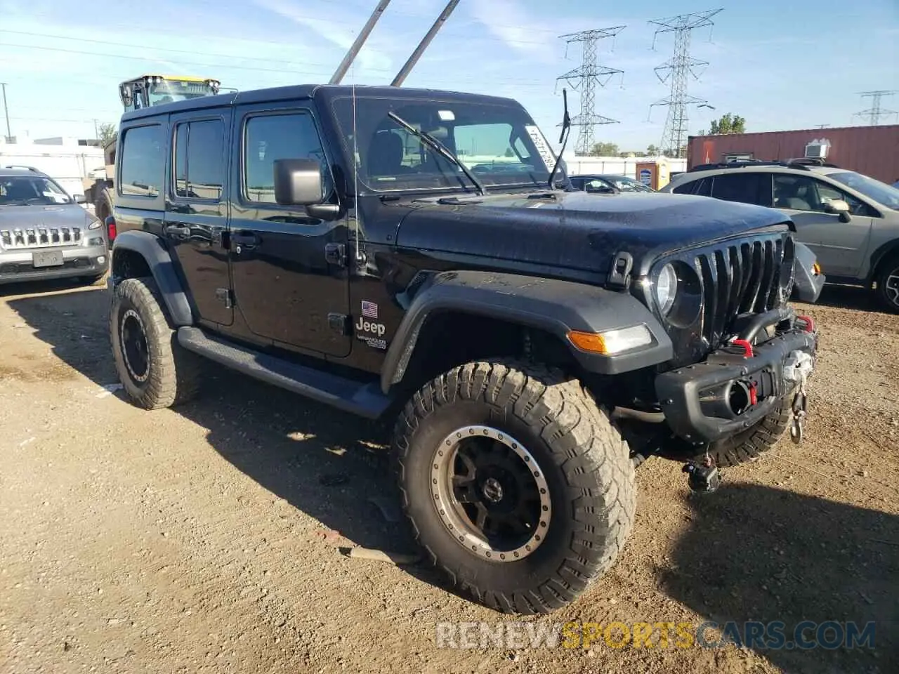 4 fotografías del automóvil dañado 1C4HJXDN5KW618591 JEEP WRANGLER 2019