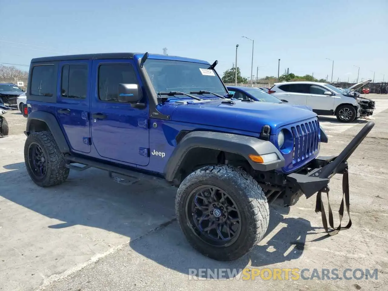 4 fotografías del automóvil dañado 1C4HJXDN7KW532960 JEEP WRANGLER 2019