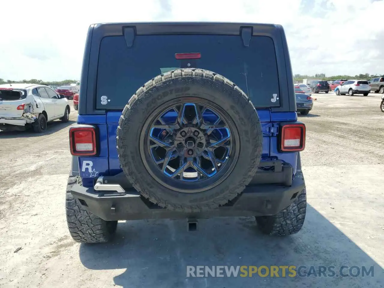 6 fotografías del automóvil dañado 1C4HJXDN7KW532960 JEEP WRANGLER 2019