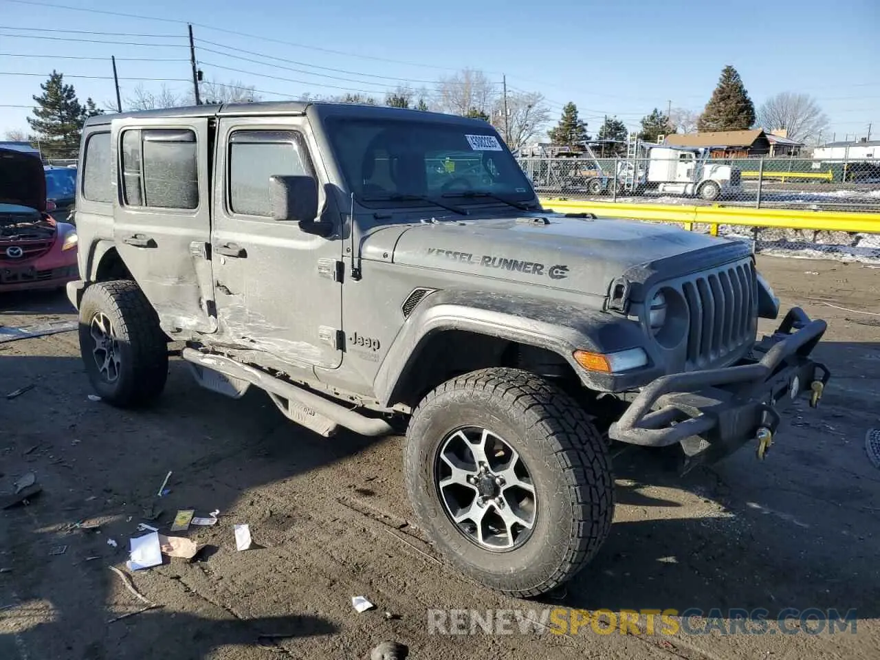 4 fotografías del automóvil dañado 1C4HJXDN9KW688210 JEEP WRANGLER 2019