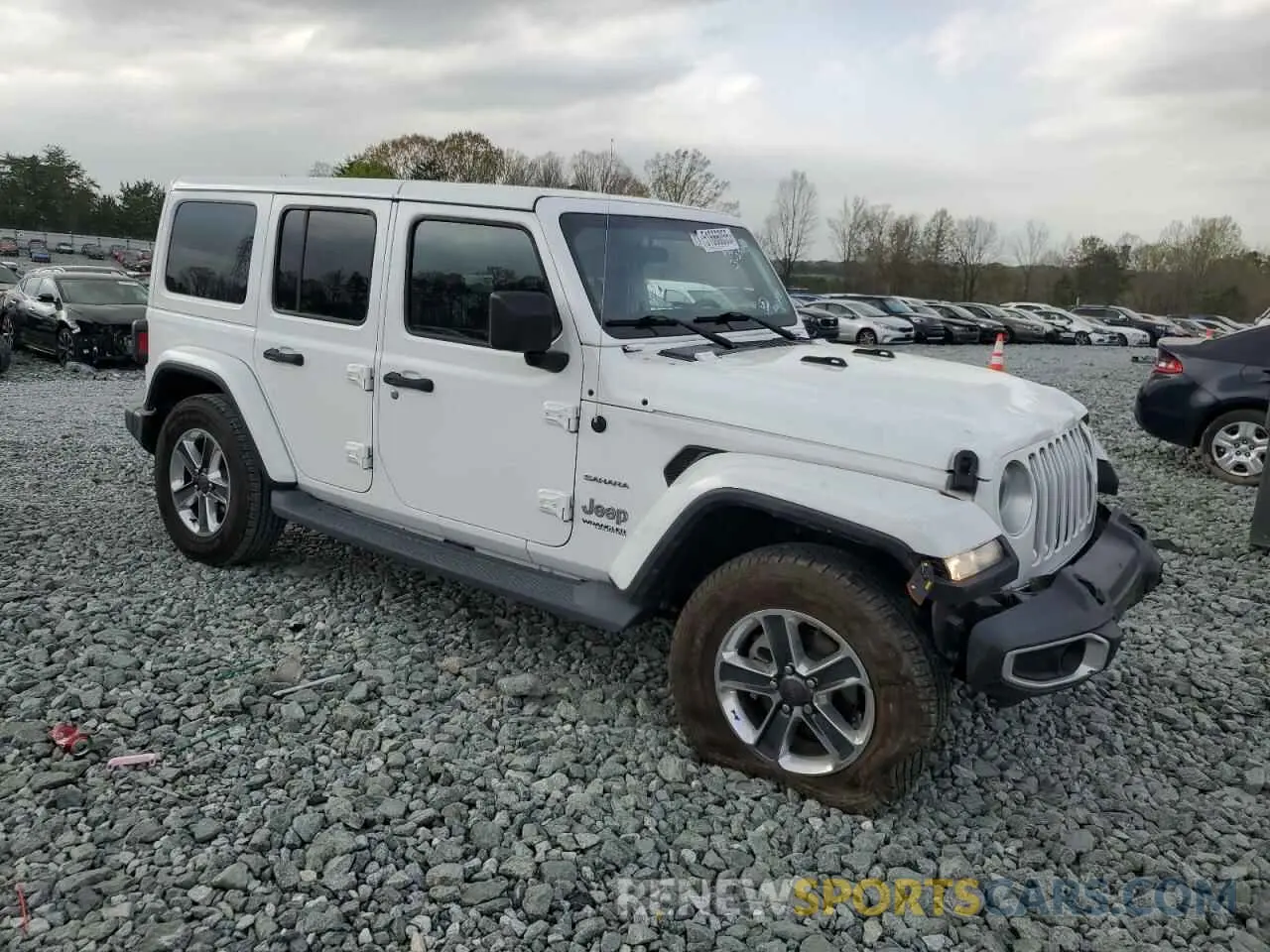 4 fotografías del automóvil dañado 1C4HJXEG5KW602598 JEEP WRANGLER 2019