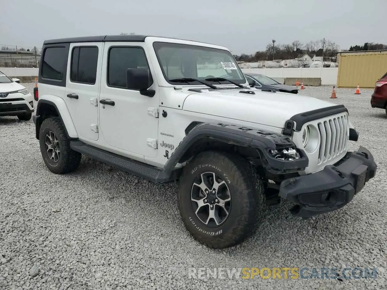 4 fotografías del automóvil dañado 1C4HJXEGXKW517725 JEEP WRANGLER 2019