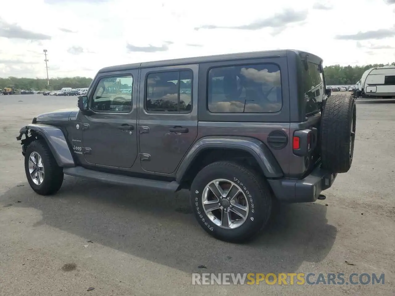2 fotografías del automóvil dañado 1C4HJXEN1KW504490 JEEP WRANGLER 2019