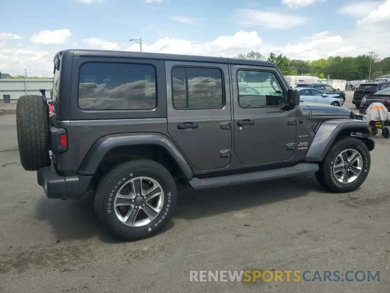 3 fotografías del automóvil dañado 1C4HJXEN1KW504490 JEEP WRANGLER 2019
