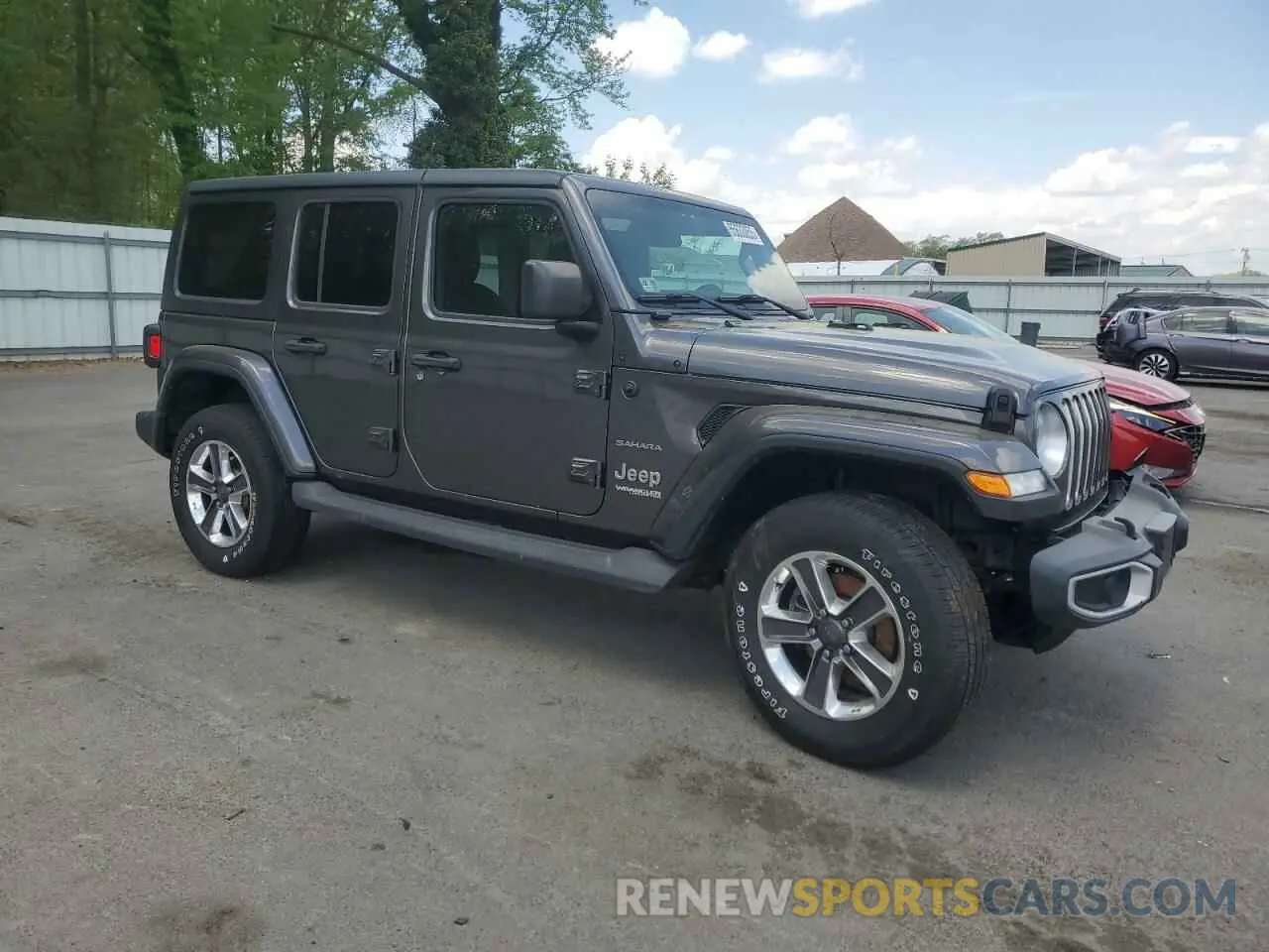 4 fotografías del automóvil dañado 1C4HJXEN1KW504490 JEEP WRANGLER 2019