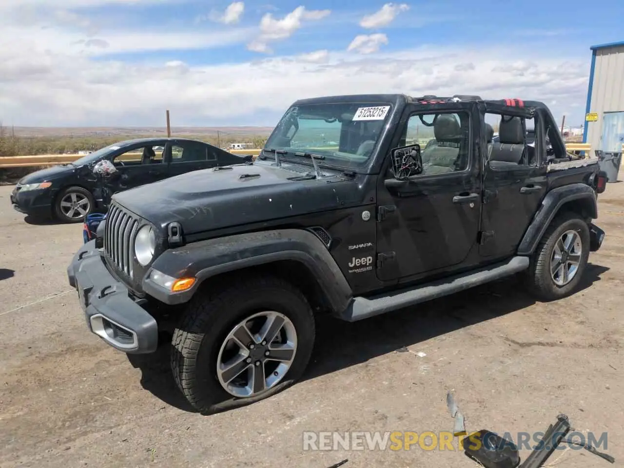1 fotografías del automóvil dañado 1C4HJXEN8KW616980 JEEP WRANGLER 2019