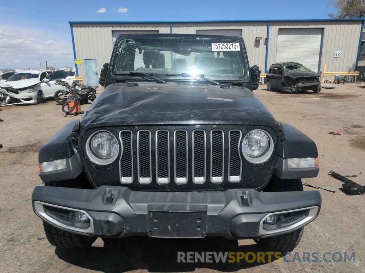 5 fotografías del automóvil dañado 1C4HJXEN8KW616980 JEEP WRANGLER 2019