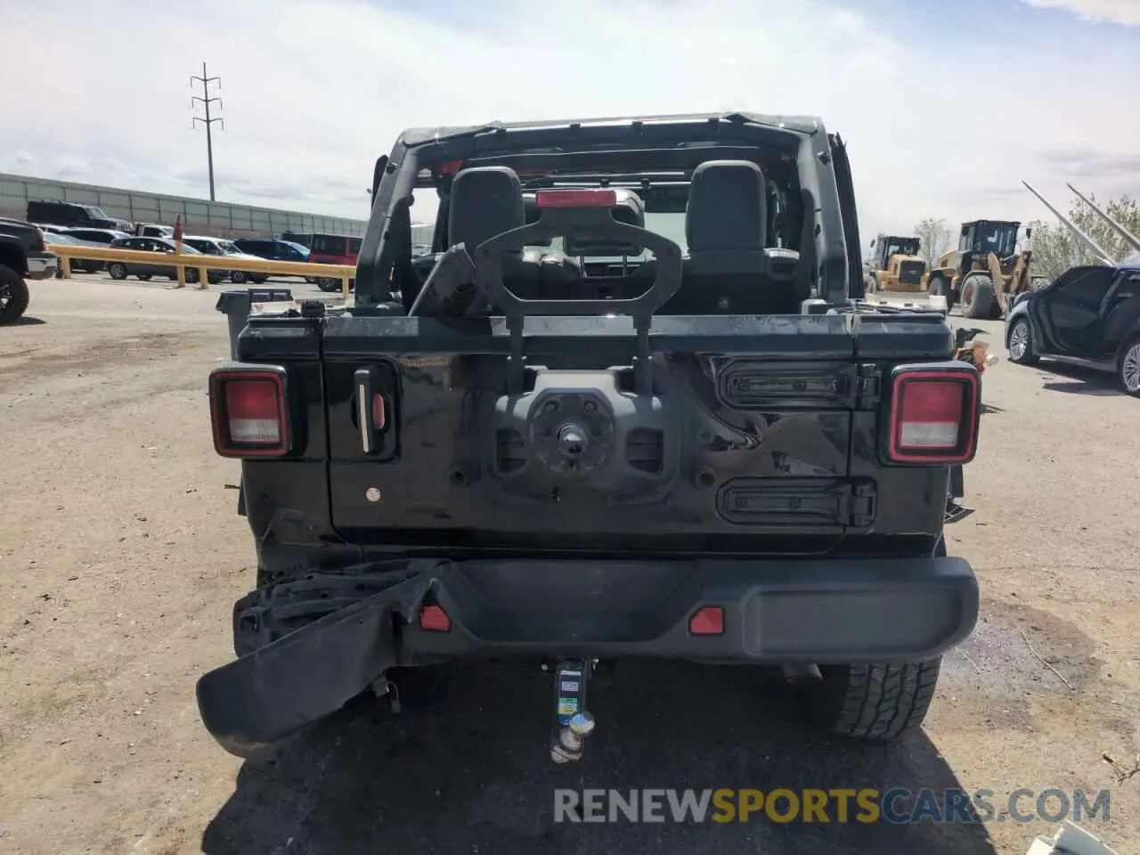 6 fotografías del automóvil dañado 1C4HJXEN8KW616980 JEEP WRANGLER 2019