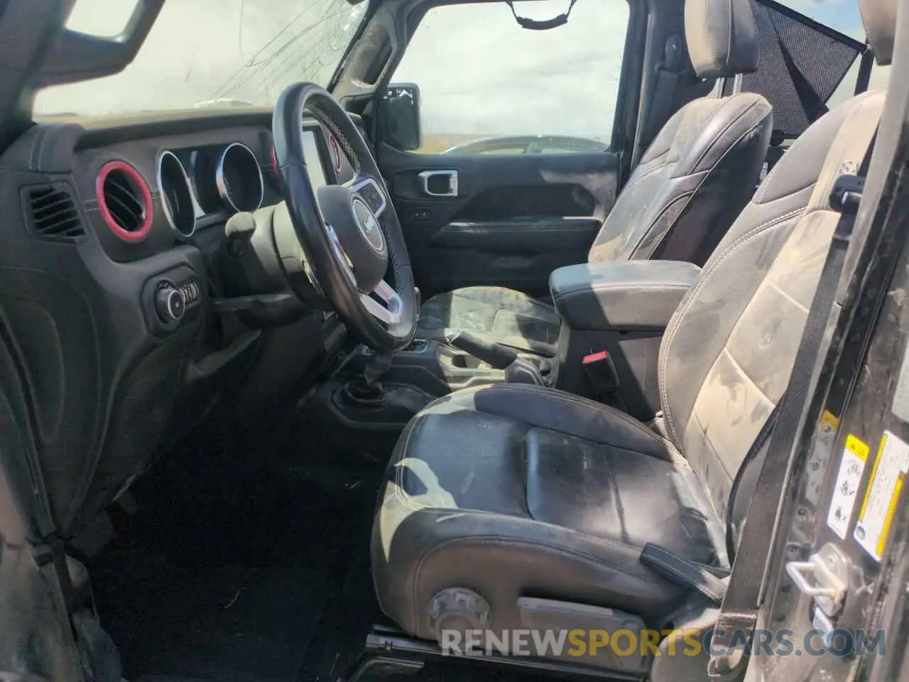 7 fotografías del automóvil dañado 1C4HJXEN8KW616980 JEEP WRANGLER 2019