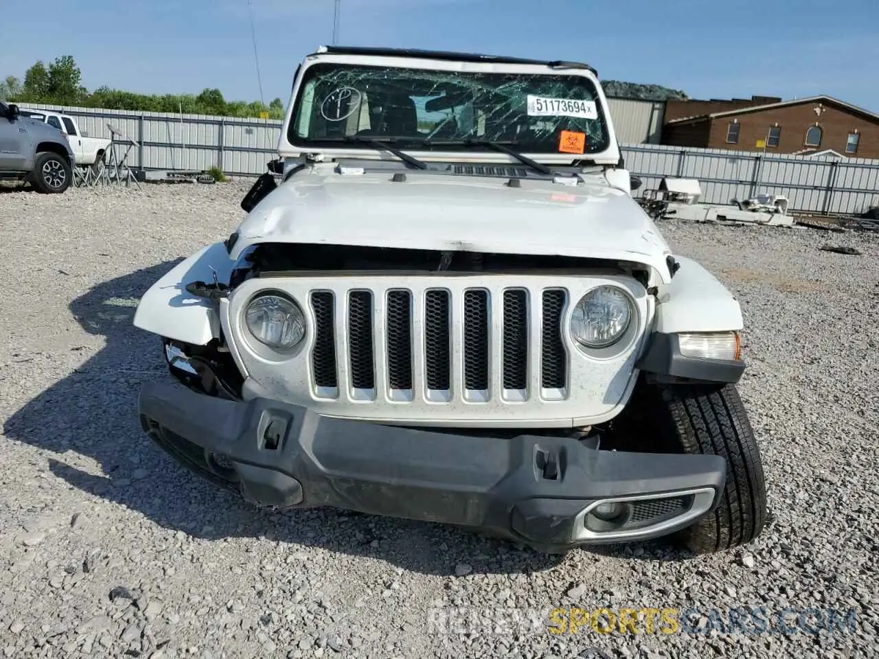 5 fotografías del automóvil dañado 1C4HJXENXKW593458 JEEP WRANGLER 2019