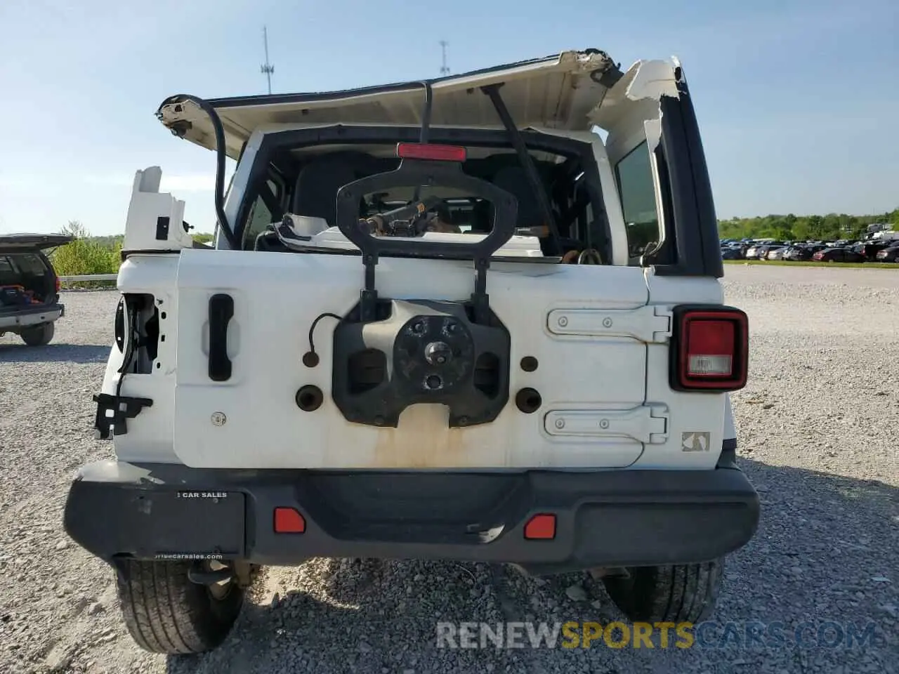 6 fotografías del automóvil dañado 1C4HJXENXKW593458 JEEP WRANGLER 2019