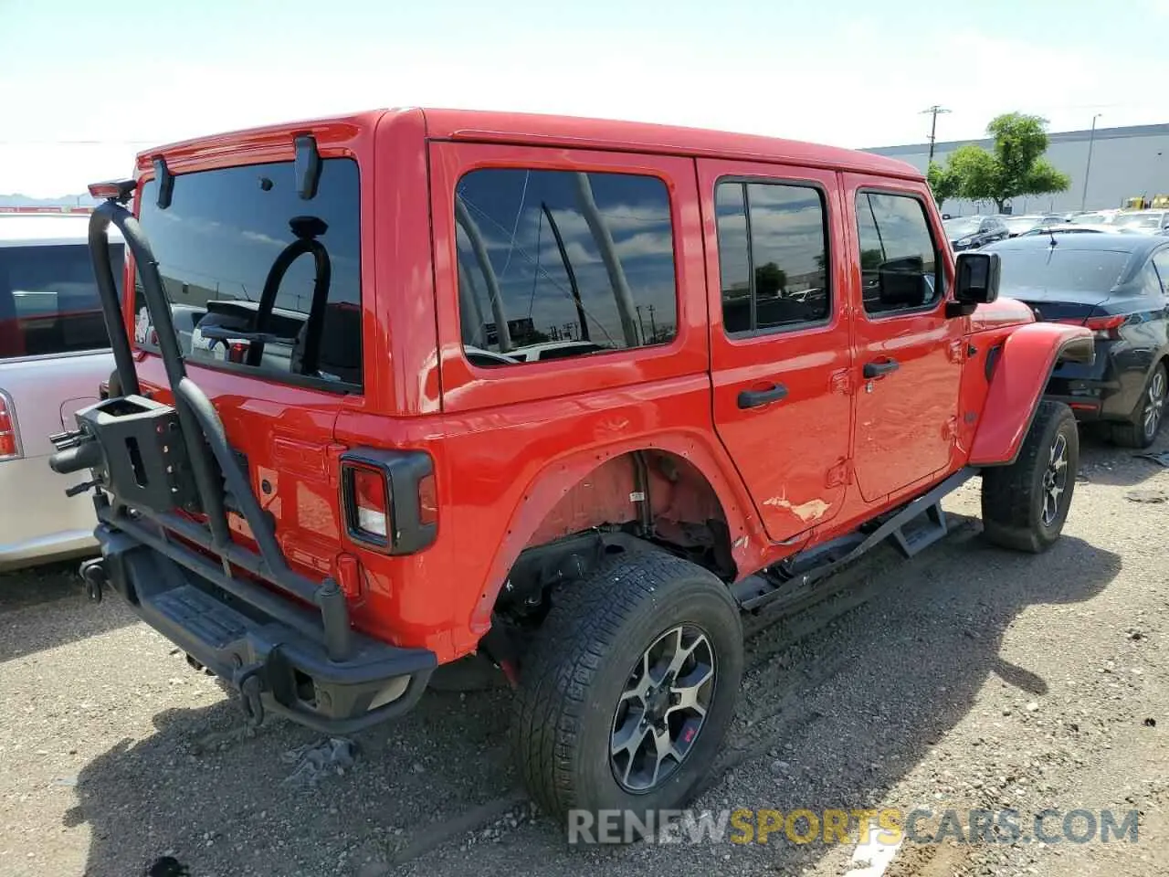 3 fotografías del automóvil dañado 1C4HJXFG2KW626761 JEEP WRANGLER 2019