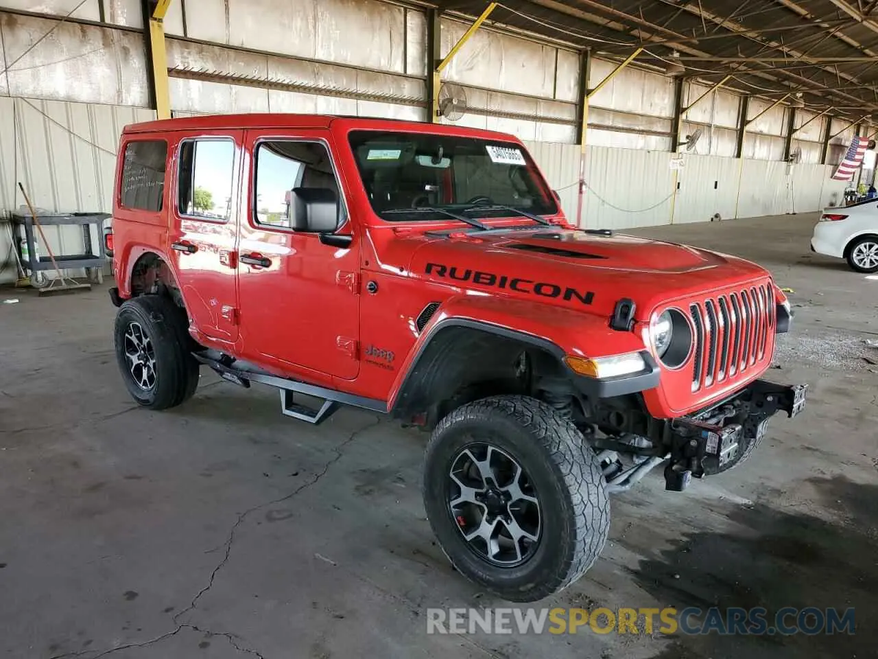 4 fotografías del automóvil dañado 1C4HJXFG2KW626761 JEEP WRANGLER 2019