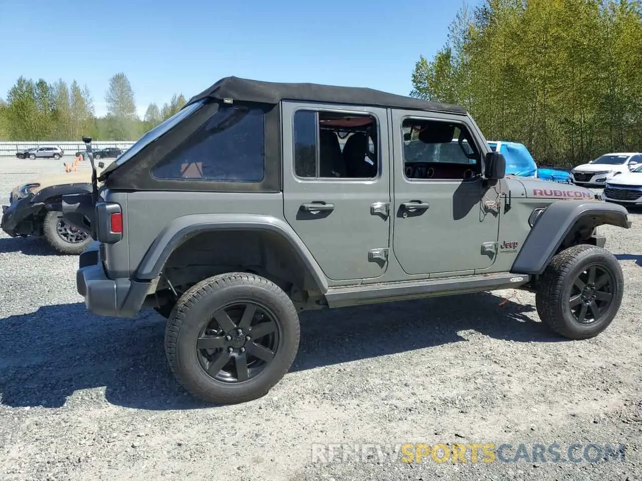 3 fotografías del automóvil dañado 1C4HJXFG8KW615070 JEEP WRANGLER 2019