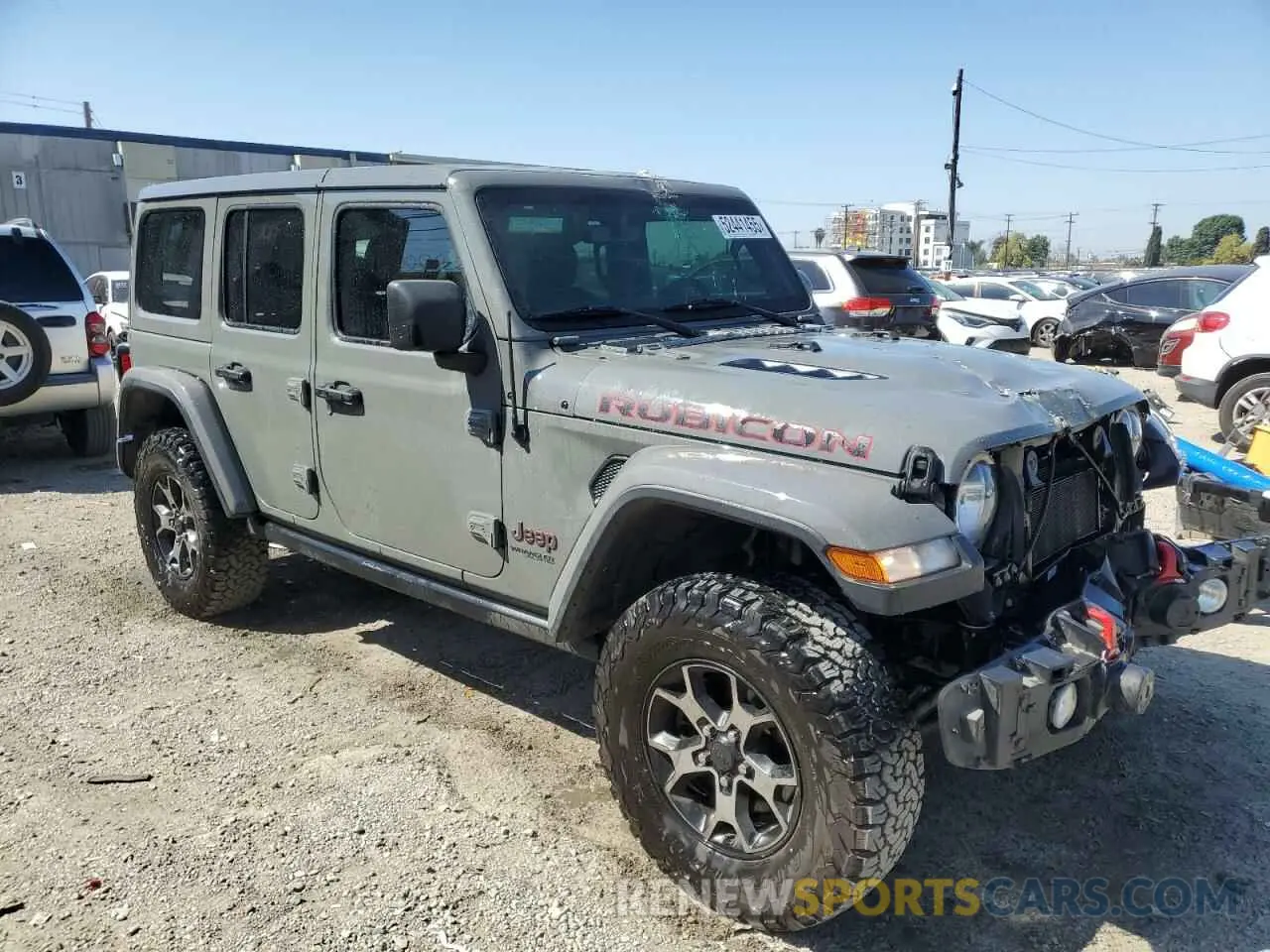 4 fotografías del automóvil dañado 1C4HJXFN1KW502477 JEEP WRANGLER 2019