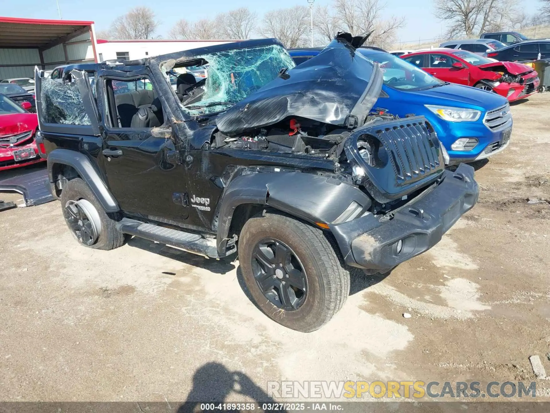 1 fotografías del automóvil dañado 1C4GJXAG0LW276017 JEEP WRANGLER 2020