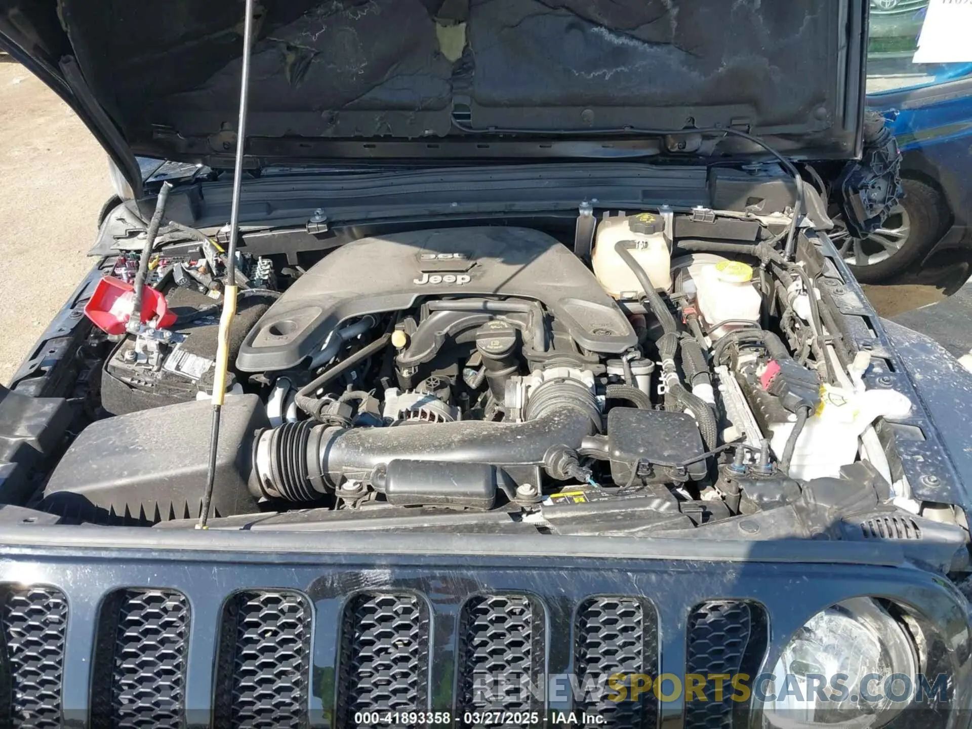 10 fotografías del automóvil dañado 1C4GJXAG0LW276017 JEEP WRANGLER 2020
