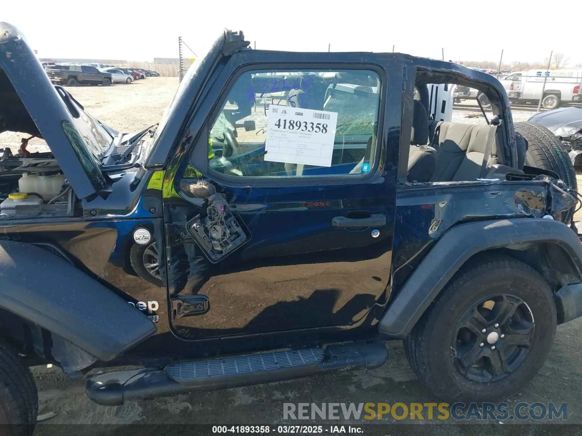 15 fotografías del automóvil dañado 1C4GJXAG0LW276017 JEEP WRANGLER 2020