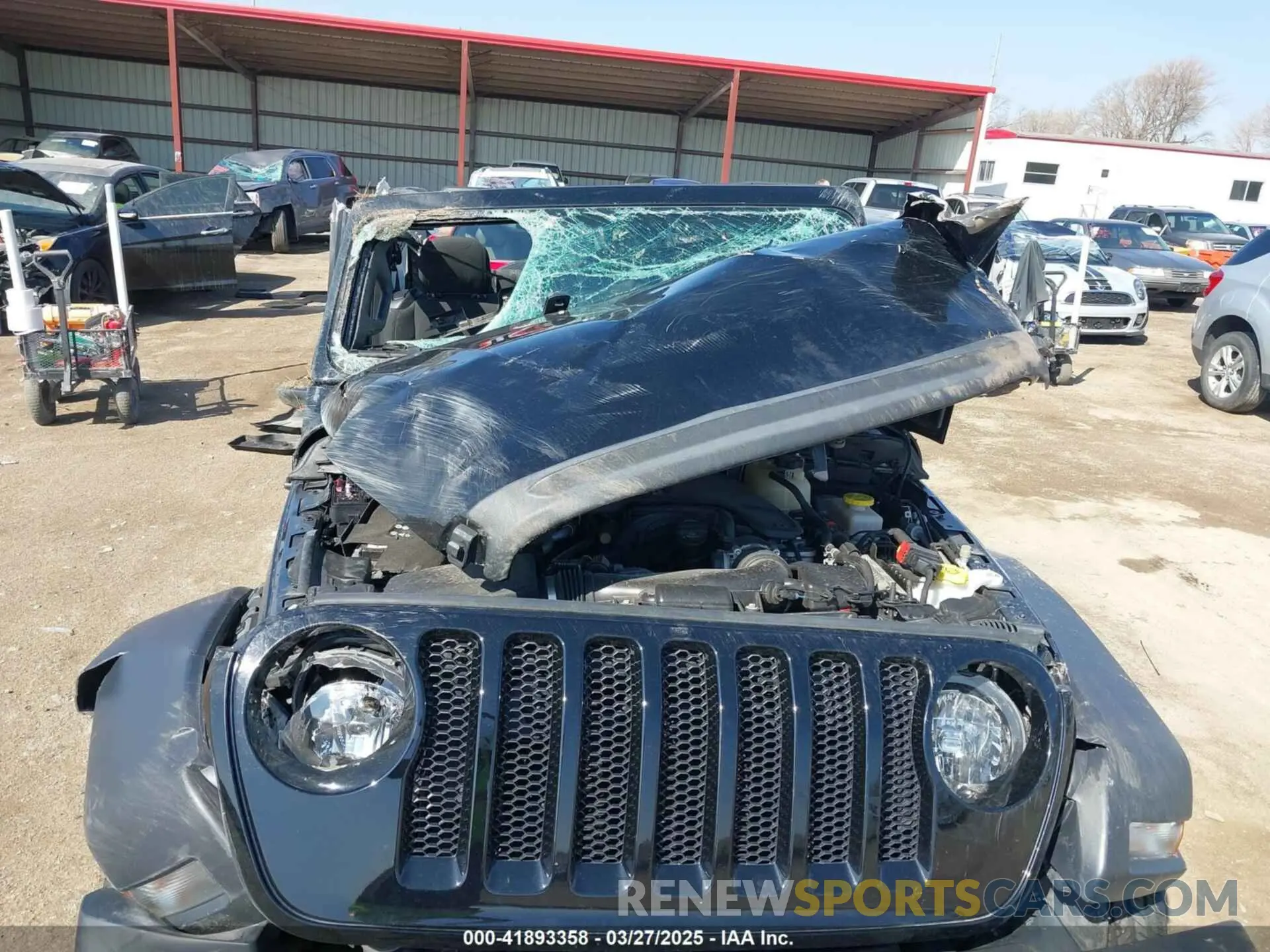 6 fotografías del automóvil dañado 1C4GJXAG0LW276017 JEEP WRANGLER 2020