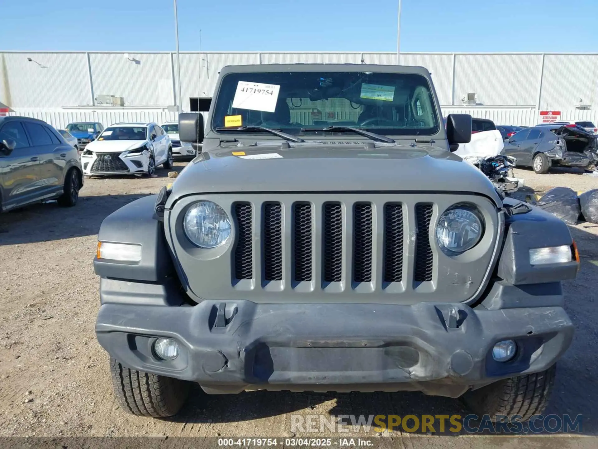 12 fotografías del automóvil dañado 1C4GJXAG4LW164787 JEEP WRANGLER 2020