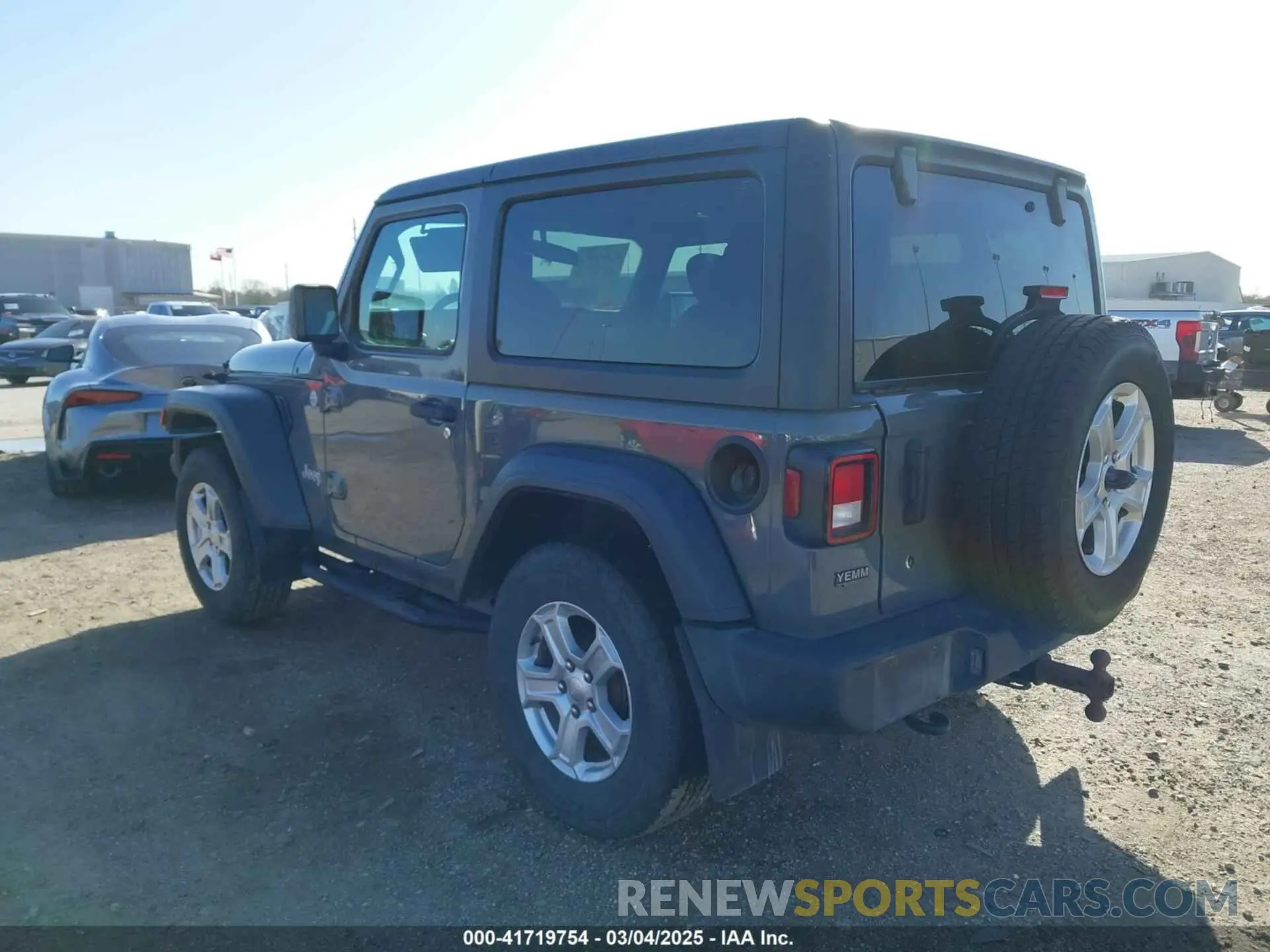 3 fotografías del automóvil dañado 1C4GJXAG4LW164787 JEEP WRANGLER 2020
