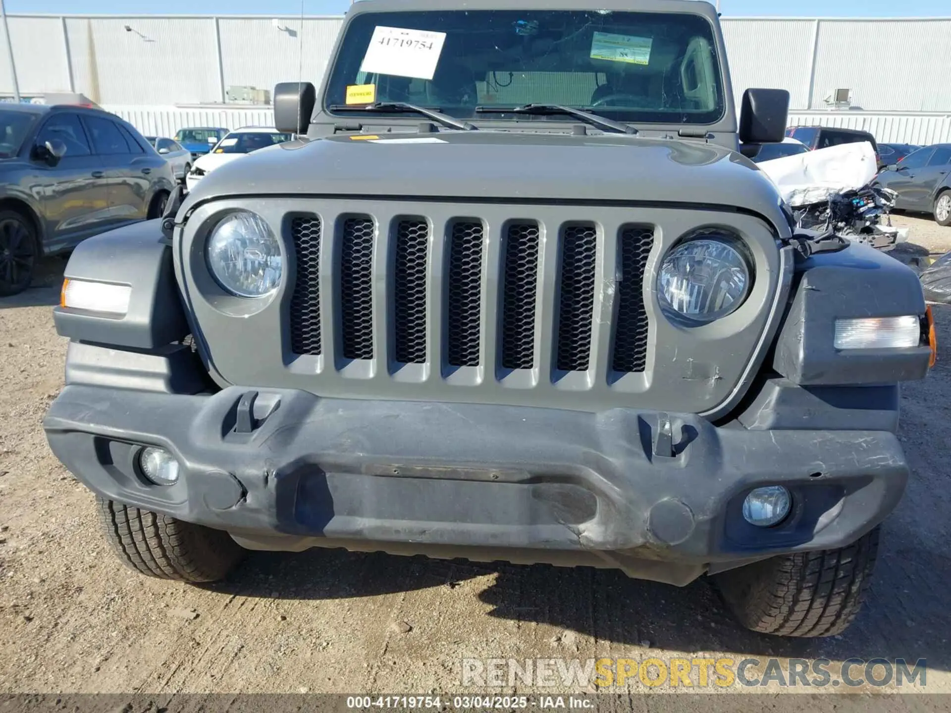 6 fotografías del automóvil dañado 1C4GJXAG4LW164787 JEEP WRANGLER 2020