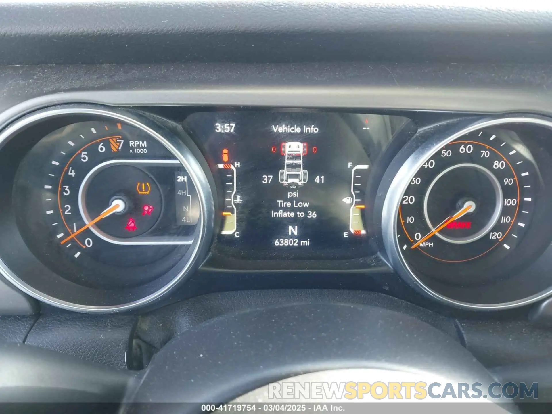 7 fotografías del automóvil dañado 1C4GJXAG4LW164787 JEEP WRANGLER 2020