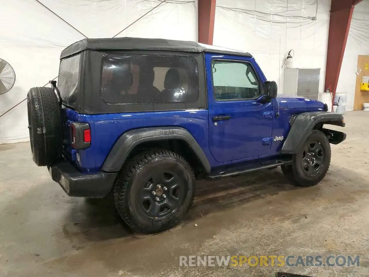 3 fotografías del automóvil dañado 1C4GJXAG6LW143312 JEEP WRANGLER 2020