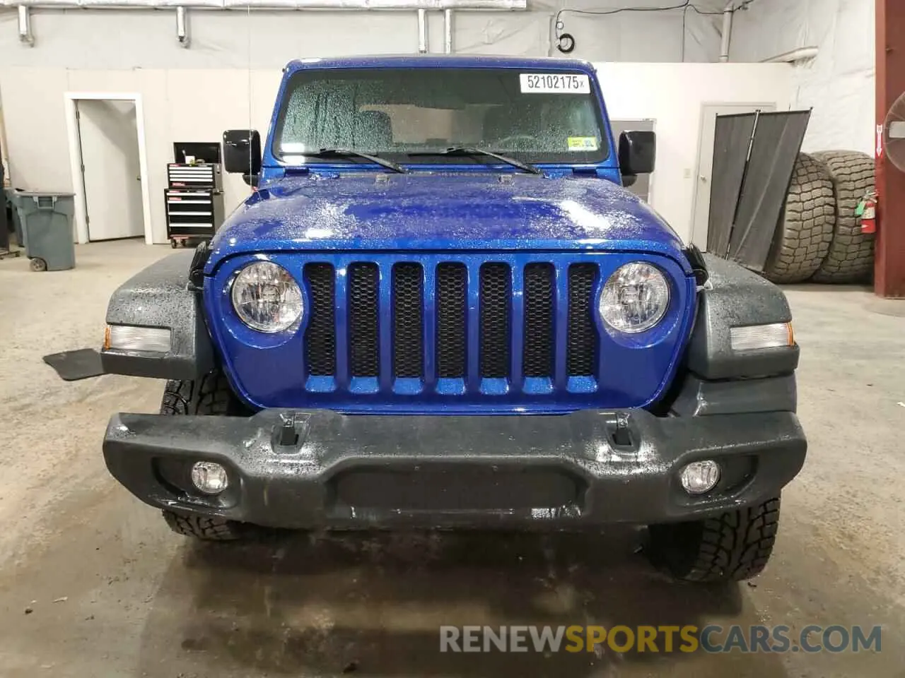 5 fotografías del automóvil dañado 1C4GJXAG6LW143312 JEEP WRANGLER 2020