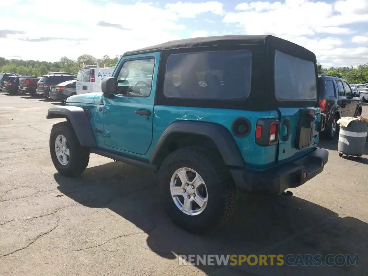 2 fotografías del automóvil dañado 1C4GJXAG7LW260669 JEEP WRANGLER 2020