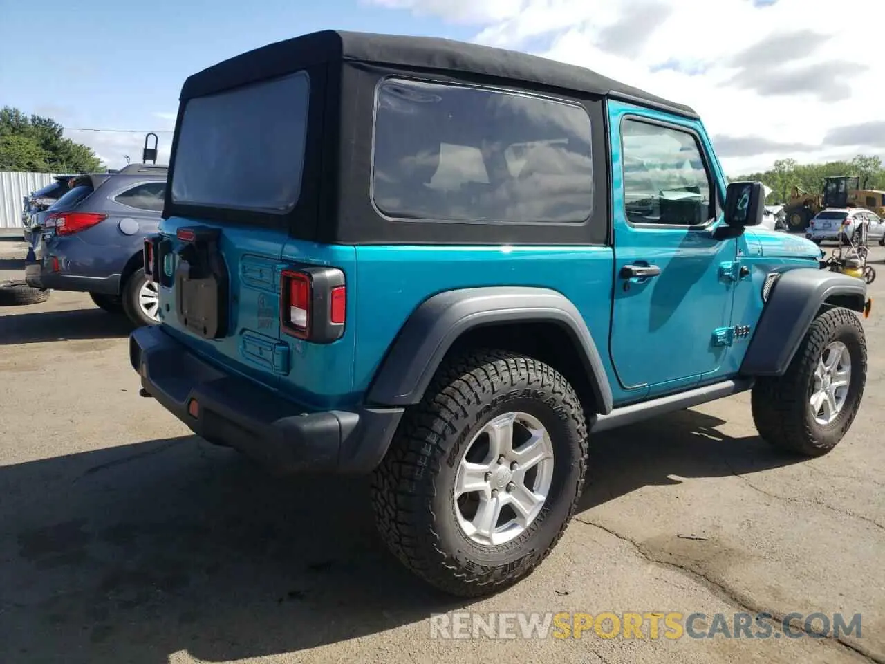 3 fotografías del automóvil dañado 1C4GJXAG7LW260669 JEEP WRANGLER 2020