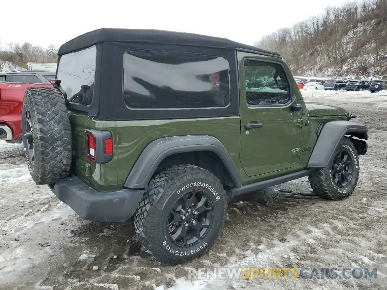 3 fotografías del automóvil dañado 1C4GJXAG8LW285550 JEEP WRANGLER 2020
