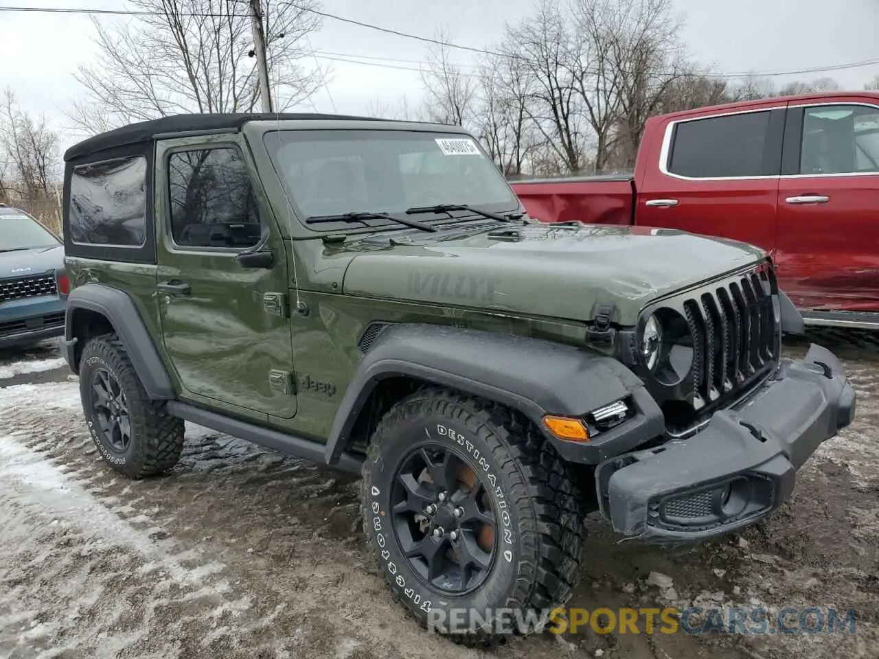 4 fotografías del automóvil dañado 1C4GJXAG8LW285550 JEEP WRANGLER 2020