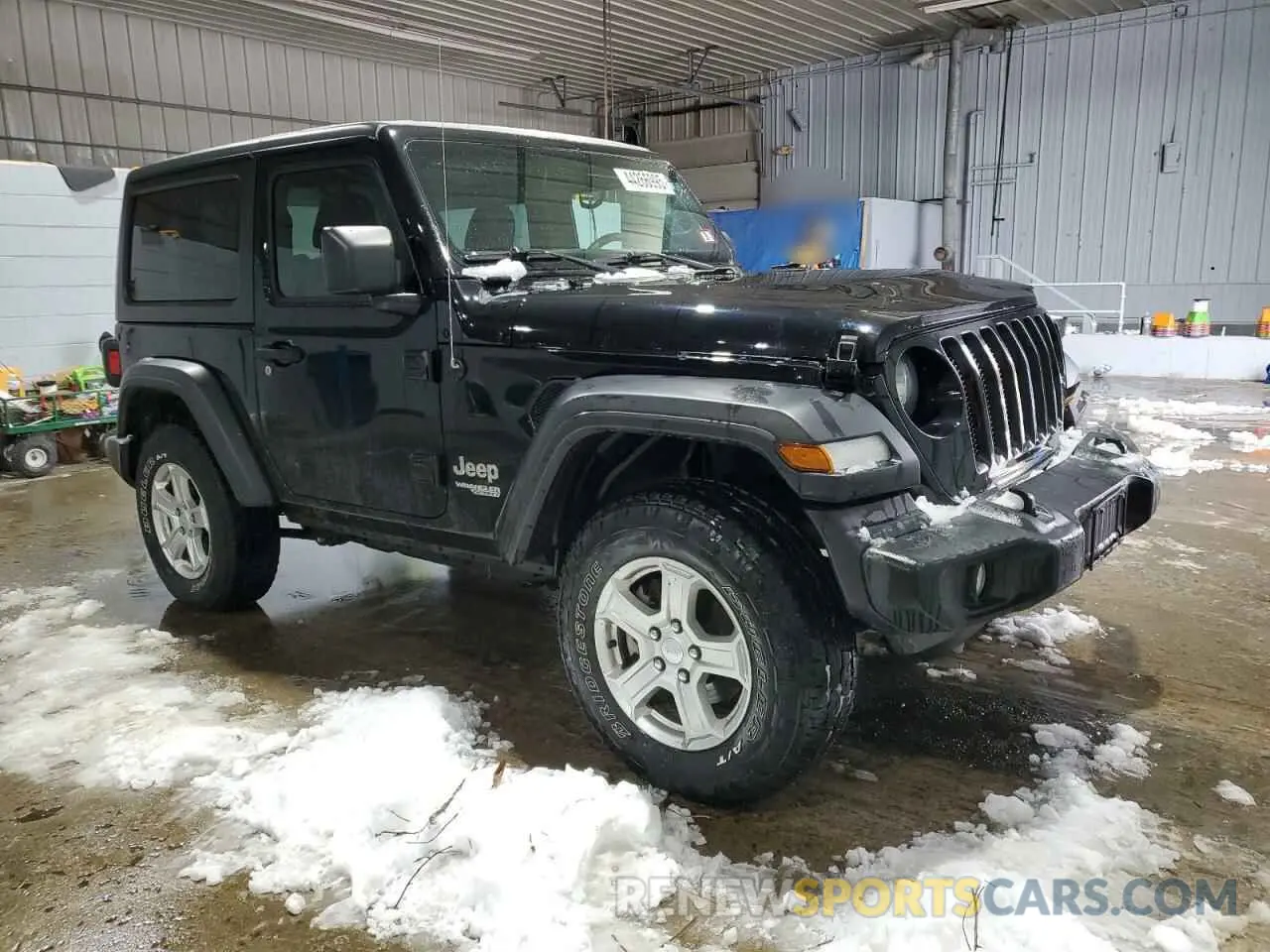 4 fotografías del automóvil dañado 1C4GJXAN0LW131400 JEEP WRANGLER 2020