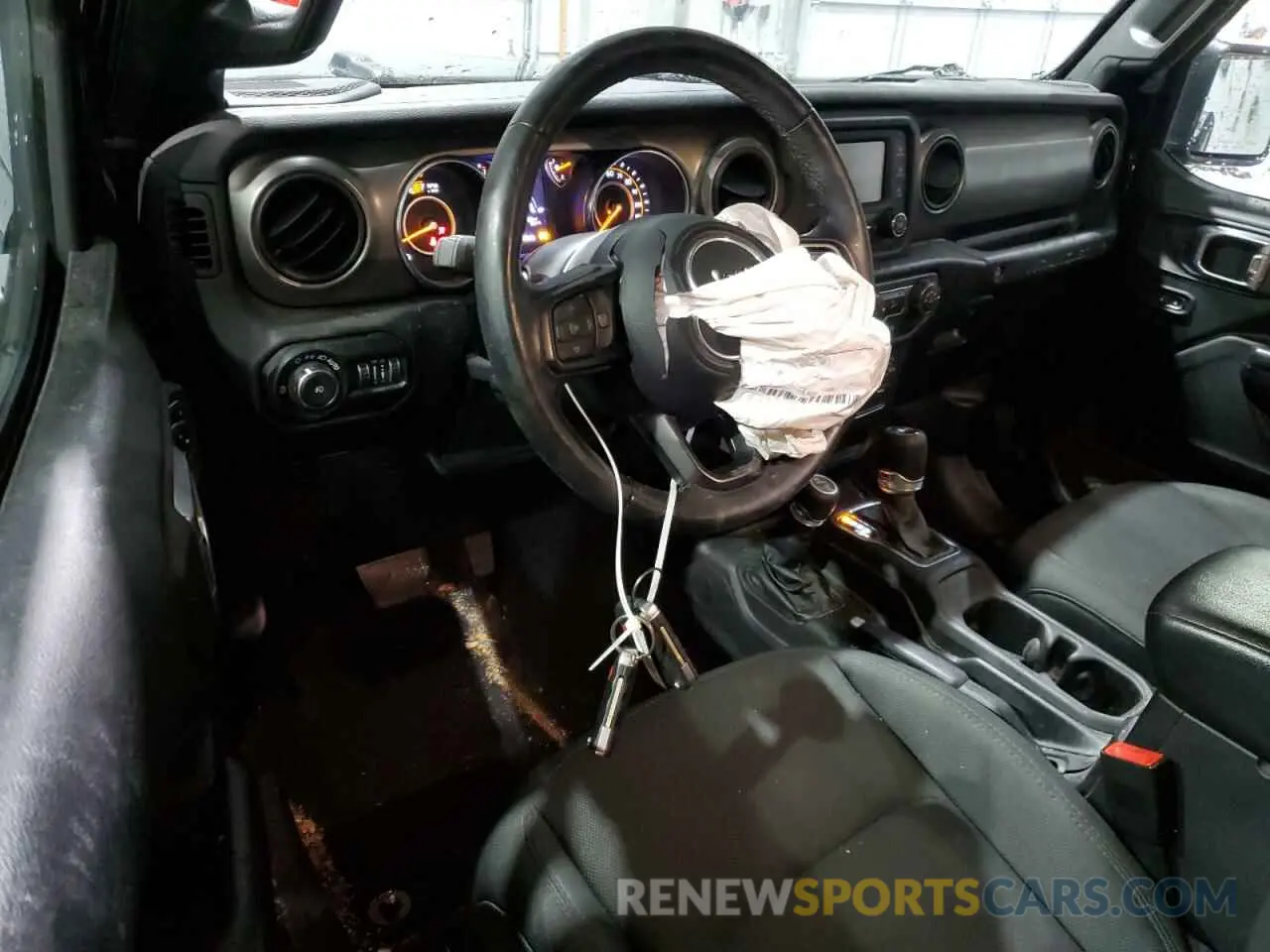8 fotografías del automóvil dañado 1C4GJXAN0LW131400 JEEP WRANGLER 2020