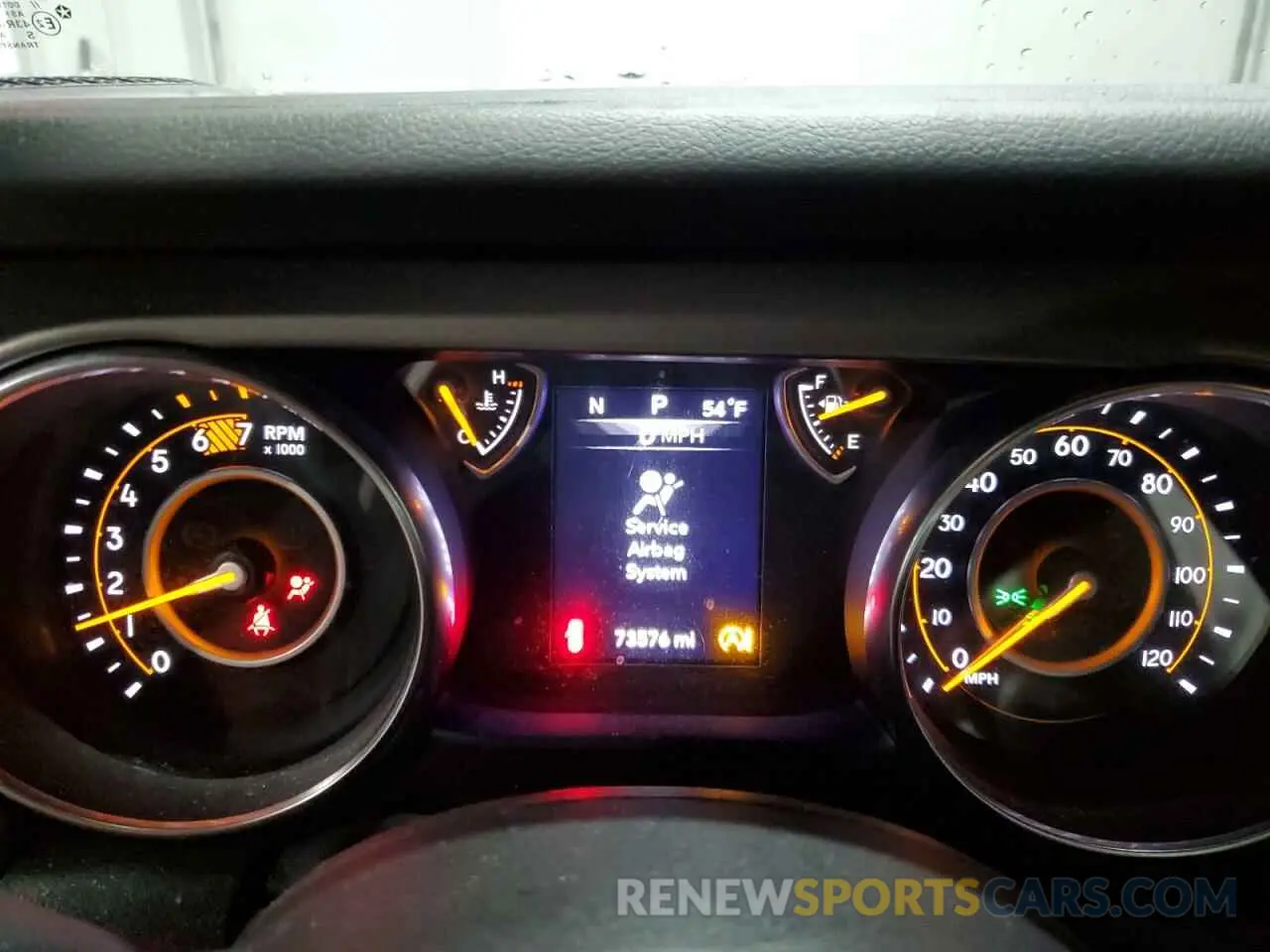 9 fotografías del automóvil dañado 1C4GJXAN0LW131400 JEEP WRANGLER 2020