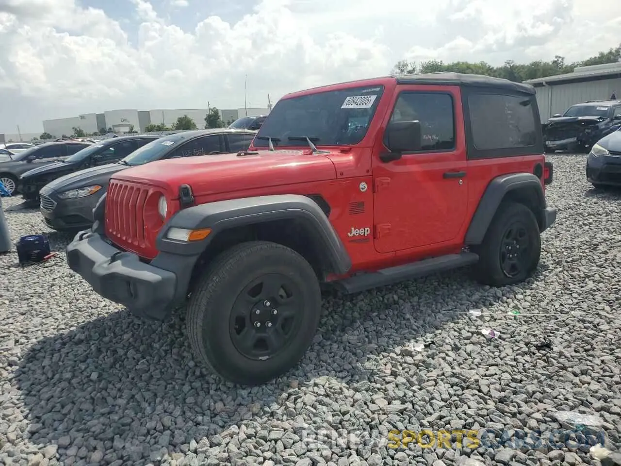 1 fotografías del automóvil dañado 1C4GJXAN0LW282320 JEEP WRANGLER 2020