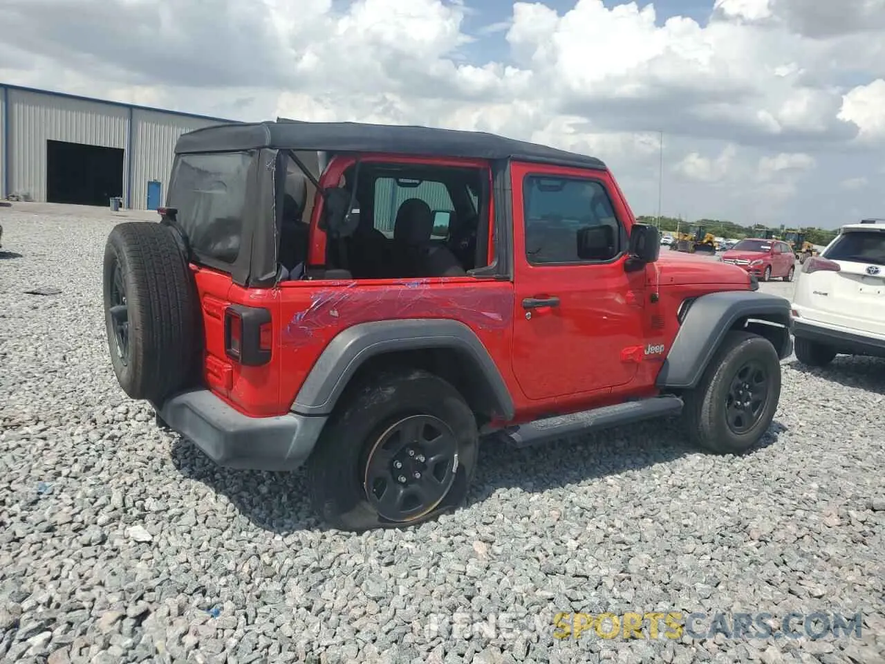 3 fotografías del automóvil dañado 1C4GJXAN0LW282320 JEEP WRANGLER 2020