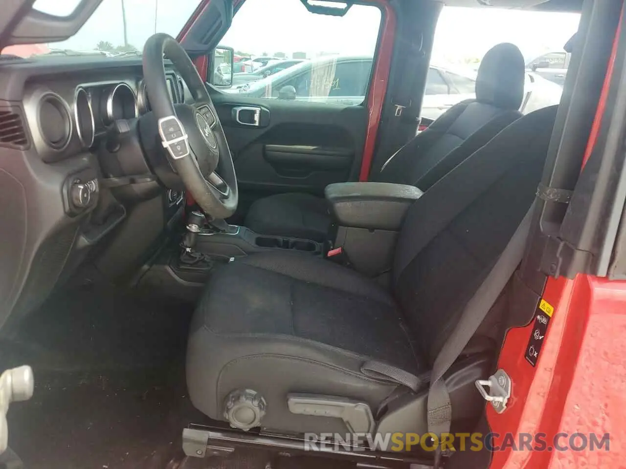7 fotografías del automóvil dañado 1C4GJXAN0LW282320 JEEP WRANGLER 2020
