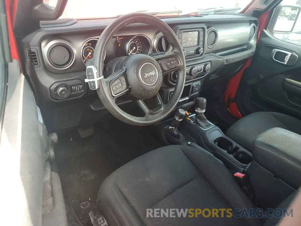 8 fotografías del automóvil dañado 1C4GJXAN0LW282320 JEEP WRANGLER 2020