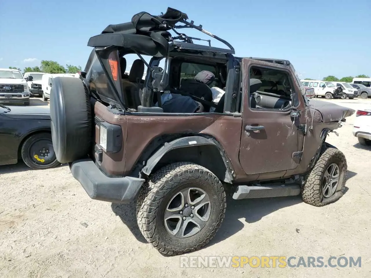 3 fotografías del automóvil dañado 1C4GJXAN2LW162633 JEEP WRANGLER 2020