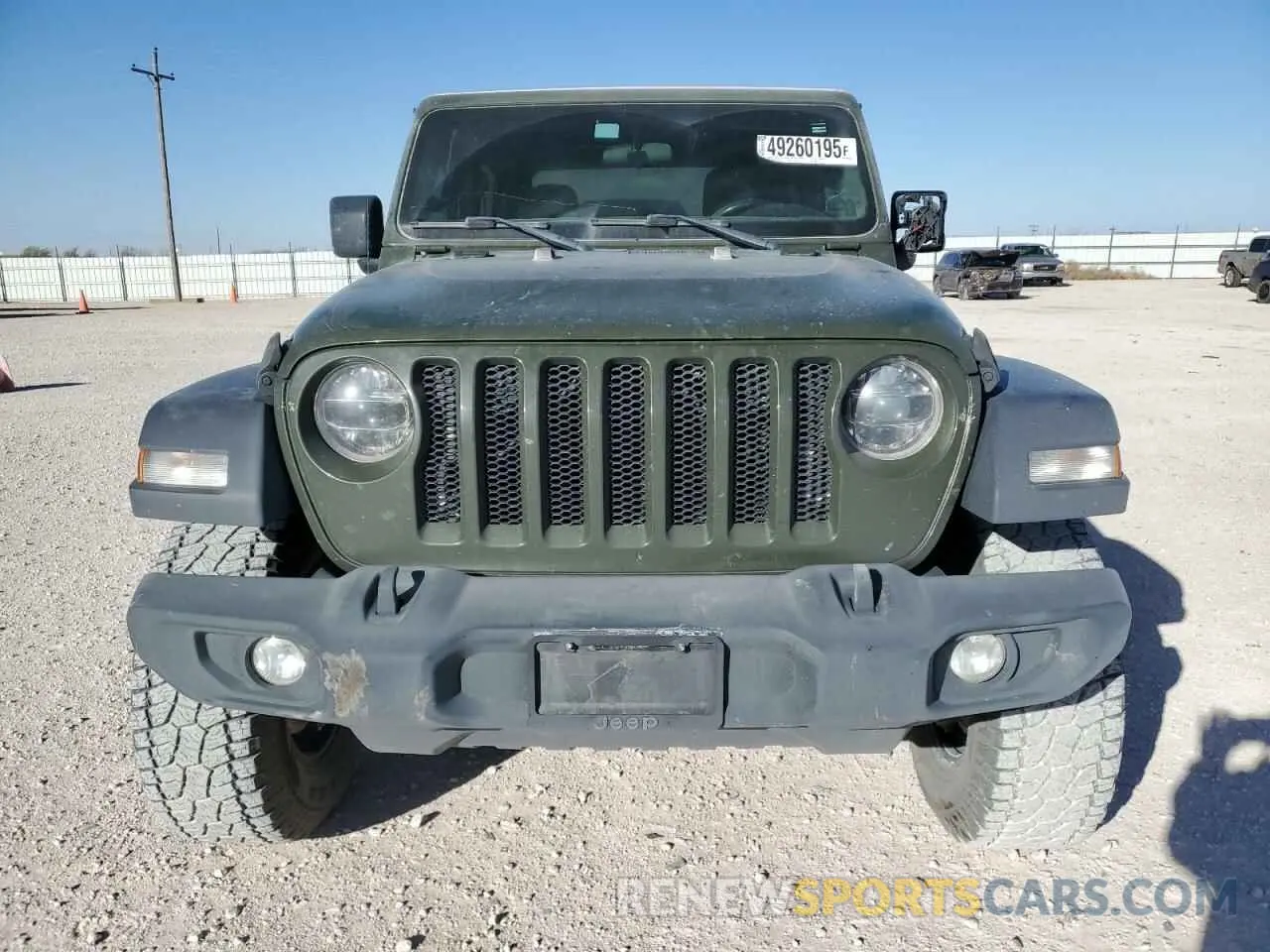 5 fotografías del automóvil dañado 1C4GJXAN2LW308691 JEEP WRANGLER 2020