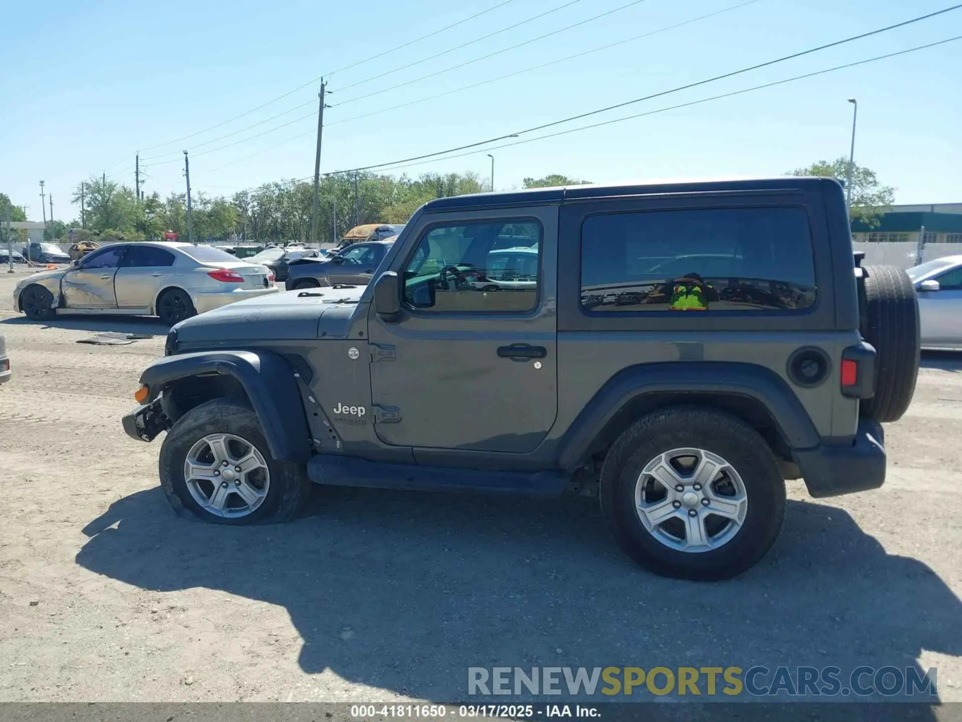 14 fotografías del automóvil dañado 1C4GJXAN4LW208110 JEEP WRANGLER 2020