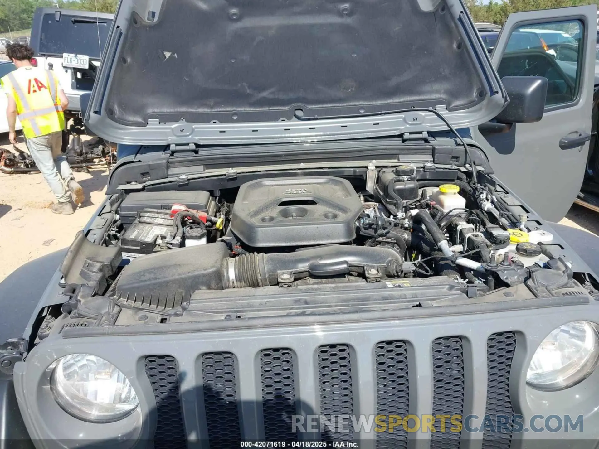 10 fotografías del automóvil dañado 1C4GJXAN5LW146068 JEEP WRANGLER 2020