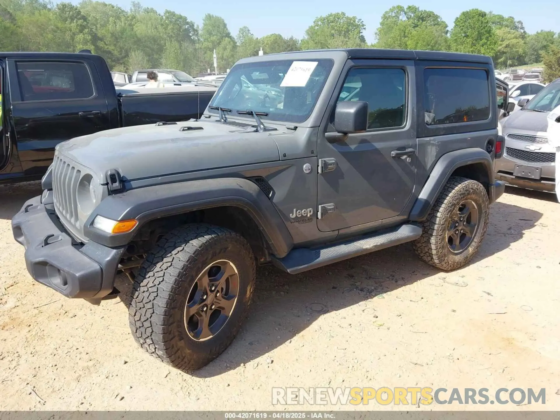 2 fotografías del automóvil dañado 1C4GJXAN5LW146068 JEEP WRANGLER 2020