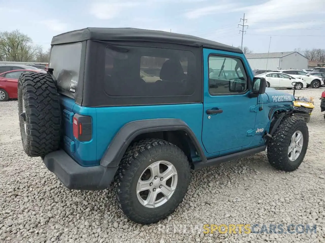 3 fotografías del automóvil dañado 1C4GJXAN9LW166548 JEEP WRANGLER 2020